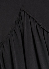 ATM ANTHONY THOMAS MELILLO - Gathered cotton-jersey mini dress - Black - XS