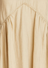 ATM ANTHONY THOMAS MELILLO - Gathered linen-gauze dress - Neutral - XL