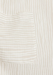 ATM ANTHONY THOMAS MELILLO - Striped cotton-voile shirt - Neutral - XS