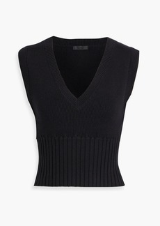 ATM ANTHONY THOMAS MELILLO - Ribbed cotton and cashmere-blend top - Black - M