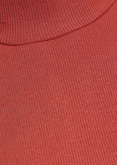ATM ANTHONY THOMAS MELILLO - Ribbed stretch-modal turtleneck dress - Red - XS