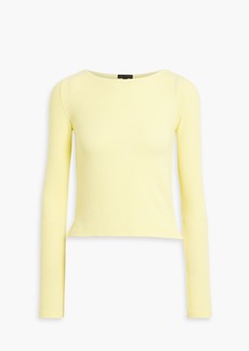 ATM ANTHONY THOMAS MELILLO - Ribbed stretch-modal top - Yellow - L
