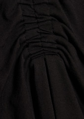 ATM ANTHONY THOMAS MELILLO - Ruched cotton-jersey mini dress - Black - XL