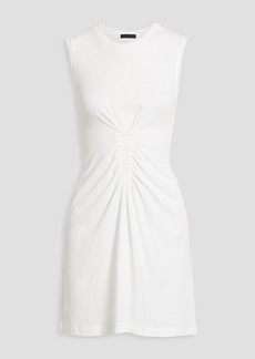 ATM ANTHONY THOMAS MELILLO - Ruched cotton-jersey mini dress - White - M