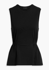 ATM ANTHONY THOMAS MELILLO - Ruched cotton-jersey tank - Black - XS