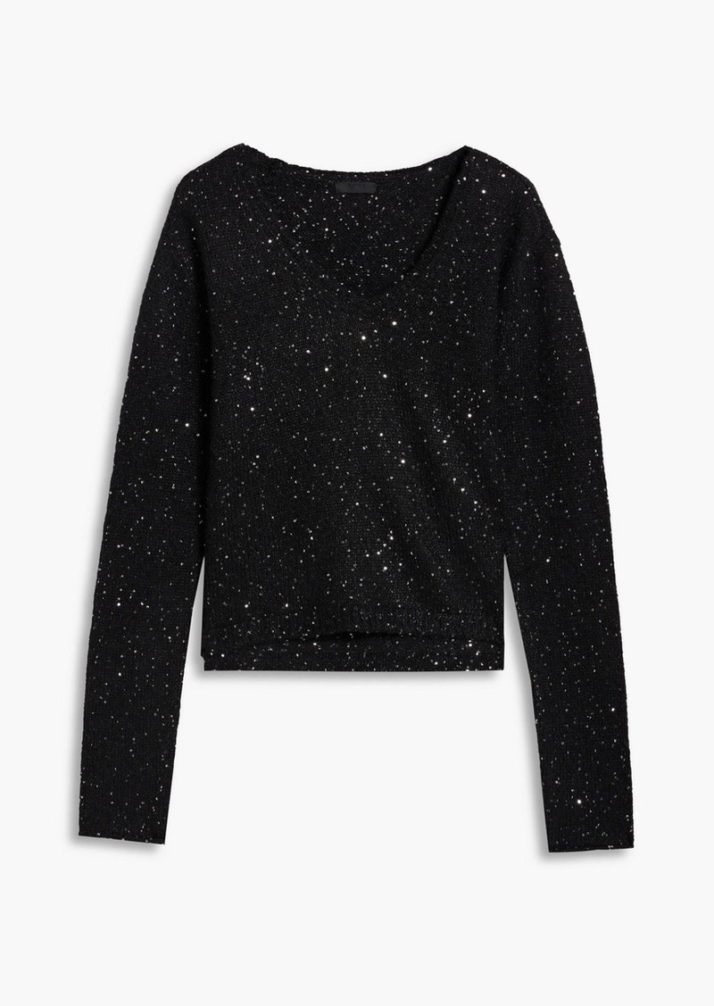 ATM ANTHONY THOMAS MELILLO - Sequin-embellished knitted sweater - Black - L