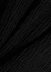 ATM ANTHONY THOMAS MELILLO - Shirred slub cotton-jersey mini dress - Black - L