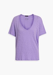 ATM ANTHONY THOMAS MELILLO - Slub cotton-jersey T-shirt - Purple - XS/S