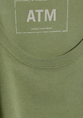 ATM ANTHONY THOMAS MELILLO - Slub cotton-jersey top - Green - XS