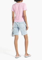 ATM ANTHONY THOMAS MELILLO - Striped cotton-jersey T-shirt - Pink - S