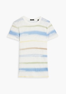 ATM ANTHONY THOMAS MELILLO - Striped slub cotton-jersey T-shirt - White - XL