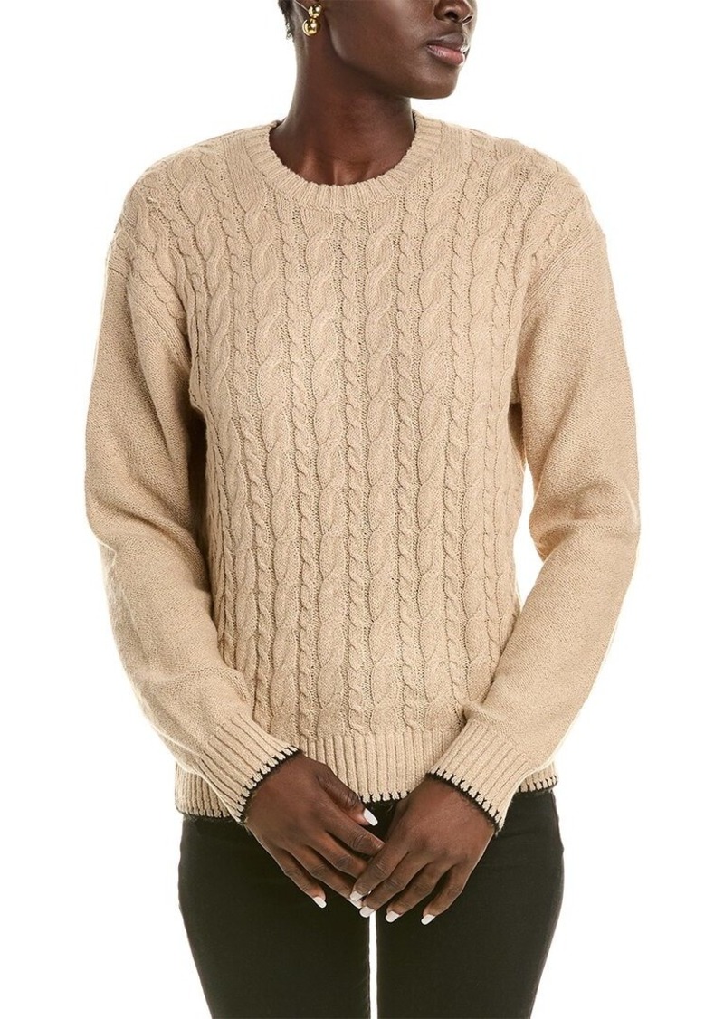 ATM Anthony Thomas Melillo Cable Crewneck Sweater