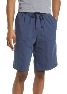 ATM Anthony Thomas Melillo Cotton Blend Twill Shorts in Blue at Nordstrom