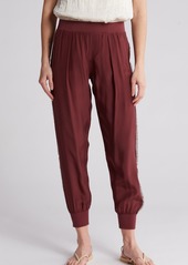 ATM Anthony Thomas Melillo Fringe Silk Pull-On Pants in Cordovan at Nordstrom Rack