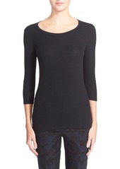 ATM Anthony Thomas Melillo 'Jackie' Long Sleeve Tee in Black at Nordstrom