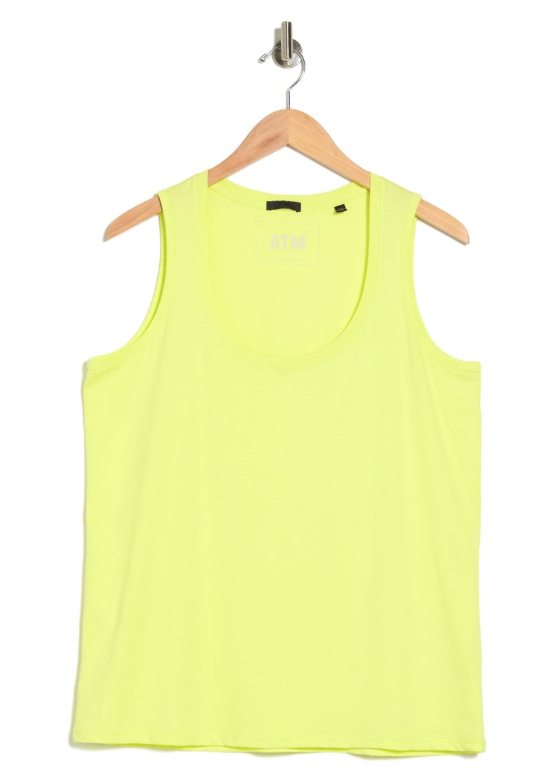 ATM Anthony Thomas Melillo Jersey Tank Top in Citrus at Nordstrom Rack