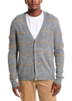 ATM Anthony Thomas Melillo Striped Alpaca-Blend Cardigan