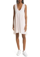 ATM Anthony Thomas Melillo V-Neck Cotton Jersey Dress in Rosewater at Nordstrom Rack
