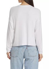 ATM Anthony Thomas Melillo Boxy Modal Long-Sleeve Tee