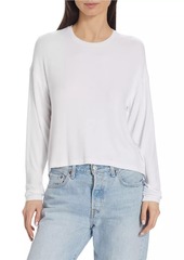 ATM Anthony Thomas Melillo Boxy Modal Long-Sleeve Tee