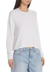 ATM Anthony Thomas Melillo Boxy Modal Long-Sleeve Tee