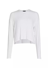 ATM Anthony Thomas Melillo Boxy Modal Long-Sleeve Tee