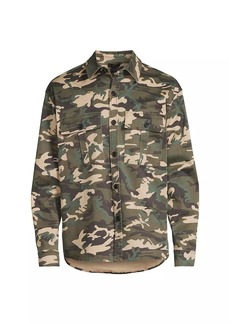 ATM Anthony Thomas Melillo Camouflage Cotton Shirt Jacket