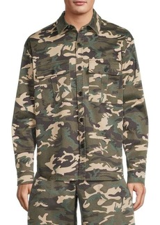 ATM Anthony Thomas Melillo Camouflage Cotton Shirt Jacket