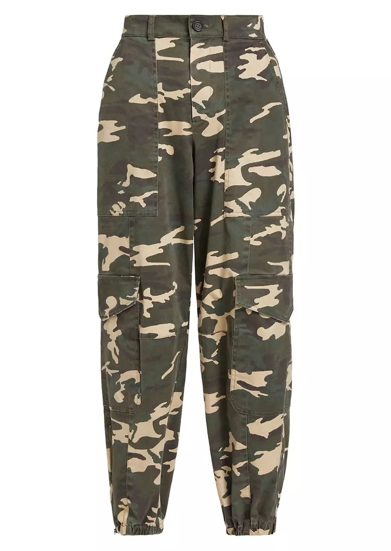 ATM Anthony Thomas Melillo Camouflage Washed Cotton Twill Cargo Joggers