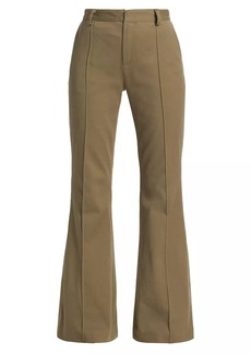 ATM Anthony Thomas Melillo Cotton-Blend Twill Flare Pants