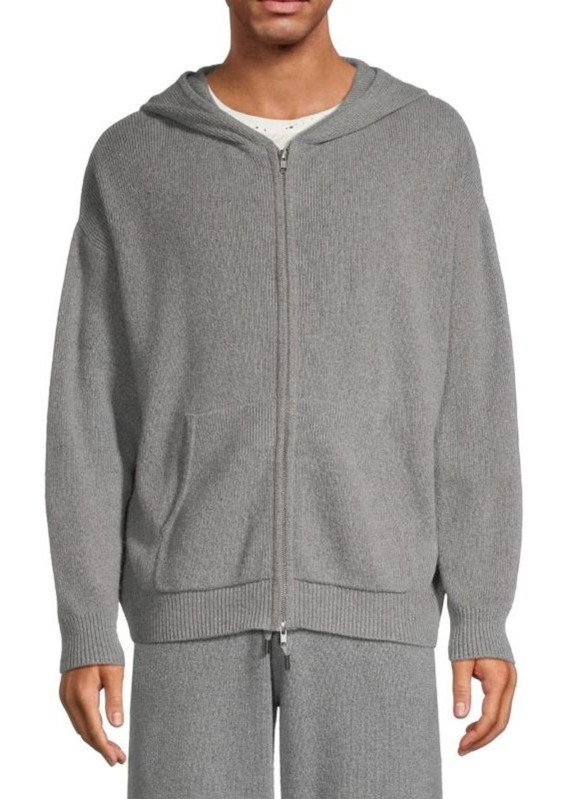 ATM Anthony Thomas Melillo Cotton-Blend Zip Hoodie