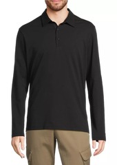 ATM Anthony Thomas Melillo Heavyweight Jersey Long-Sleeve Polo Shirt