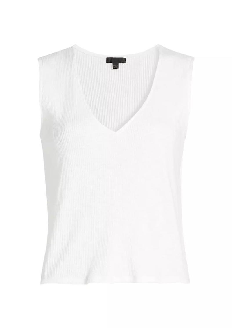 ATM Anthony Thomas Melillo Rib-Knit Cotton Muscle Tank