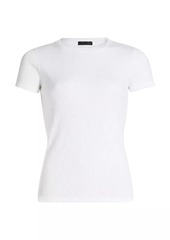 ATM Anthony Thomas Melillo Rib-Knit Short-Sleeve T-Shirt