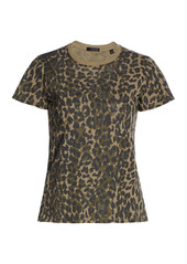 ATM Anthony Thomas Melillo Schoolboy Leopard Print T-Shirt
