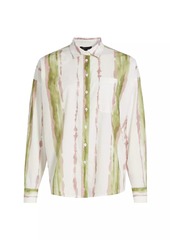 ATM Anthony Thomas Melillo Striped Button-Front Shirt