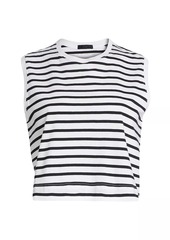 ATM Anthony Thomas Melillo Striped Cotton Muscle T-Shirt