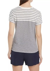 ATM Anthony Thomas Melillo Striped Slub Cotton Jersey T-Shirt