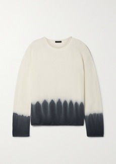 ATM Anthony Thomas Melillo Tie-dyed Wool And Cashmere-blend Sweater