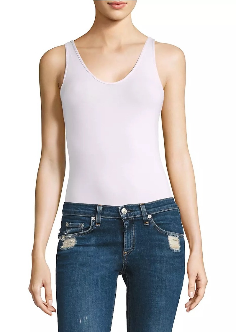 ATM Anthony Thomas Melillo V-Neck Stretch-Modal Bodysuit