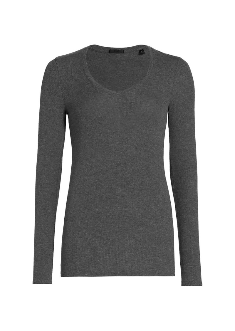 ATM Anthony Thomas Melillo V-Neck Top