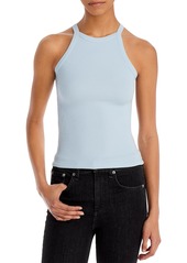 ATM Anthony Thomas Melillo Womens Ribbed High Neck Tank Top