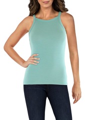 ATM Anthony Thomas Melillo Womens Ribbed High Neck Tank Top