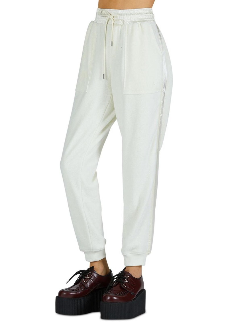 ATM Anthony Thomas Melillo Womens Smocked Waistband Pull On Jogger Pants