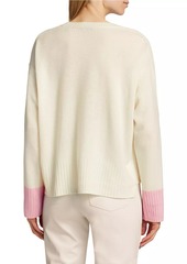 ATM Anthony Thomas Melillo Wool-Cashmere Colorblock Sweater
