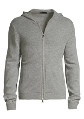 ATM Anthony Thomas Melillo Wool Cashmere Zip Hoodie