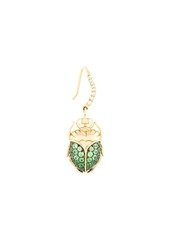 Aurelie Bidermann 18kt gold Scarab tsavorite and diamond earring