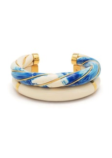 Aurelie Bidermann gold-plated Diana & Caftan bracelets