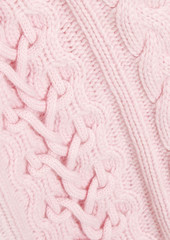 Autumn Cashmere - Cable-knit cardigan - Pink - S