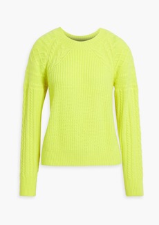 Autumn Cashmere - Cable-knit cashmere sweater - Yellow - S